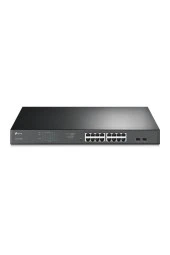 TP-LINK  Tl-sg1218mp 16 Port 10-100-1000 Poe+ Switch 2 Port Sfp Çelik Kasa Rack Mount - 1