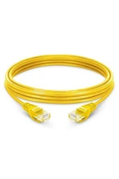 Flaxes Fnk-605S 5Mt Cat6 Patch Network Kablosu Sari - 1