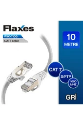 FNK-710G 10 M. Cat 7 Patch Kablosu Gri - 1