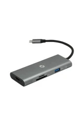 FRISBY FA-7712TC TYPE-C 7-IN-1 MULTI PORT HUB thumbnail 3