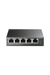 TP-LINK TL-SG1005LP 5 Port 4 Port Poe+ 10-100-1000 Mbps 1 Port Uplink Switch Hub Çelik Kasa - 2