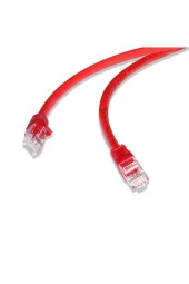 FLAXES  FNK-6005K Cat6 50cm 23awg Patch Kablo Kırmızı - 1