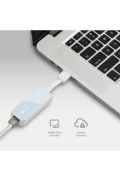 TP-LINK  Ue200 Usb-2.0- 10/100mbit/s-ethernet-adaptörü (katlanır Kablo, Apple Macbook Surface Pro Xps - 4