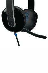 logitech  H540 USB  Gürültü Önleyici Mikrofonlu Kablolu Kulaklık - Siyah - 4