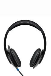 logitech H540 USB Gürültü Önleyici Mikrofonlu Kablolu Kulaklık - Siyah - 5
