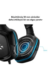 logitech G432 981-000770 7.1 Surround Ses Kablolu Oyuncu Kulaklığı - Siyah - 3