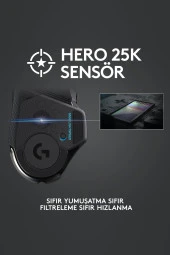 logitech  G G502 LIGHTSPEED 25.600 DPI Yüksek Performanslı Kablosuz Oyuncu Mouse - Siyah - 5