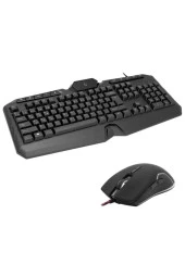 FRISBY FK-4865QU Siyah Usb 8000 Dpı Multimedya Gaming Oyuncu Klavye Mouse Set - 5