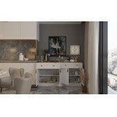 Çiftli Çok Amaçlı Dolap - Kahve Köşesi-Mutfak Standı - 5