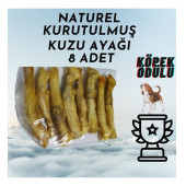 Kurutulmuş Kuzu Ayak Paça 8 Li Paket Köpek Ödülü - 1