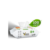 Vebox Easy Wet Wipes Yüzey Temizleme Havlusu 100 Yaprak - 3