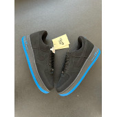 Nike Air Force Siyah Taban Mavi - 1
