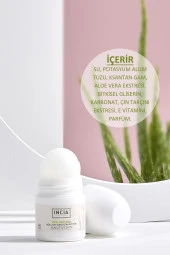 INCIA %100 Doğal Roll On Deodorant Hassas Ciltler İçin Ter Kokusu Önleyici Lekesiz 50 ml - 4