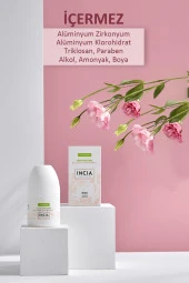 INCIA %100 Doğal Roll On Deodorant Kadınlar İçin Ter Kokusu Önleyici Lekesiz 50 ml - 3
