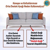 Mobilya Kanepe Sehpa TV Ünitesi Koltuk Ayağı 12 cm Kahverengi Baza Ayak thumbnail 3