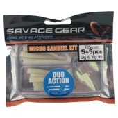 Savage gear Micro Sandeel Kit 12 Parça Lrf Silikon Yem thumbnail 2