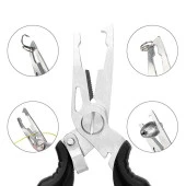 Bauer Balıkçı Pensesi Ve Yaylı Karabinalı Askı Aparatı - Siyah (Kitlenebilir Model) thumbnail 3