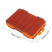 Shufa Lure Box Çift Taraflı LRF Yem Kutusu 85mm - Turuncu thumbnail 2