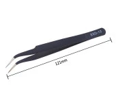 Esd ST 15 Antistatik Cımbız Eğri Uç 120mm - 1
