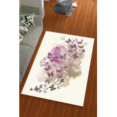 Kadife Modern Halı Örtüsü - 2