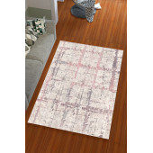 Lastikli Modern Desenli Hali Örtüsü - 2