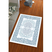 Modern Desenli Lastikli Halı Örtüsü - 2