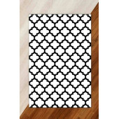 İpek Lastikli Modern Halı Örtüsü - 1