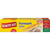 Koroplast Fermuarlı Çanta Orta Boy 20 X18 Cm 24 Lü - 2