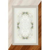 İpek Lastikli Modern Halı Örtüsü - 1