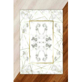 İpek Kadife Lastikli Halı Örtüsü - 1