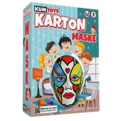 Kumtoys Karton Maske Boyama Seti - 1