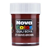 Nova Color Guaj Boya Kahverengi Şişe - 2 adet - 1