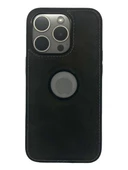Hole Leather Case Füme iPhone 14 thumbnail 1