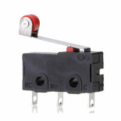 Makaralı Micro Switch Anahtar 5A  5A 250V Rulo Makara Kollu NO NC COM SPDT Sınırlayıcı Momentary - 3