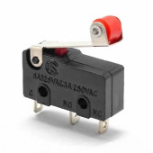 Makaralı Micro Switch Anahtar 5A  5A 250V Rulo Makara Kollu NO NC COM SPDT Sınırlayıcı Momentary - 6