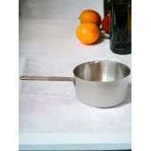 16 Cm Kaçerola Sosluk Ince Çelik 304 Paslanmaz Sütlük Yumurta Haşlama Tenceresi (Kapaksız) - 3