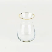 Glore Marsel 12 Parça 6 Kişilik Altın Yaldızlı Cam Çay Takımı 81200 - 5