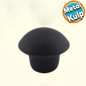 Düğme Kulp Dolap Mobilya Mutfak Dolabı Çekmece Dolap Kapak Kulpu Kulbu Metal Kulp Siyah thumbnail 1