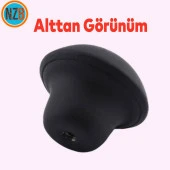 Düğme Kulp Dolap Mobilya Mutfak Dolabı Çekmece Dolap Kapak Kulpu Kulbu Metal Kulp Siyah thumbnail 6