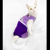 Chique Panda Kedi Tulumu Kedi Kıyafeti Kedi Elbisesi thumbnail 1