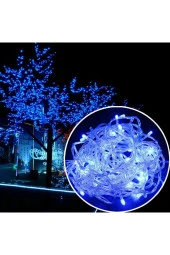 10 METRE 100 LED MAVİ LED IŞIK YILBAŞI AĞACI IŞIĞI 220 V MAVİ IŞIK MAVİ NOEL IŞIĞI YILBAŞI IŞIKLARI thumbnail 1