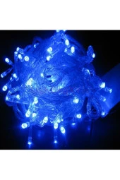 10 METRE 100 LED MAVİ LED IŞIK YILBAŞI AĞACI IŞIĞI 220 V MAVİ IŞIK MAVİ NOEL IŞIĞI YILBAŞI IŞIKLARI thumbnail 2