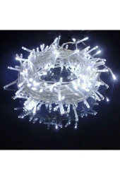 10 METRE 100 LED BEYAZ LED IŞIK YILBAŞI AĞACI IŞIĞI 220 VOLT BEYAZ IŞIK NOEL IŞIĞI YILBAŞI IŞIKLARI thumbnail 3