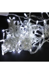 10 METRE 100 LED BEYAZ LED IŞIK YILBAŞI AĞACI IŞIĞI 220 VOLT BEYAZ IŞIK NOEL IŞIĞI YILBAŞI IŞIKLARI thumbnail 4