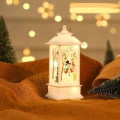 LED IŞIKLI MUM NOEL BABA KARDAN ADAM DEKOR IŞIK YILBAŞI IŞIKLARI DEKOR MASA LAMBASI NOEL PİLLİ LED IŞIK - 5