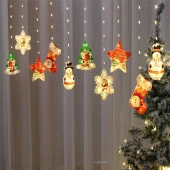 NOEL SALKIM LED IŞIK YILBAŞI IŞIKLARI VIP KALİTE SALKIM IŞIK 3.20 METRE GÜN IŞIĞI LED IŞIK MODLU IŞIK 220V FİŞLİ EKLEMELİ thumbnail 2