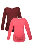 LuvmaBelly MYRA2303_2305 Hamile tshirt seti - 1