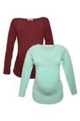 LuvmaBelly MYRA2303_2306 Hamile tshirt seti - 1
