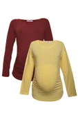 LuvmaBelly MYRA2309_2303 Hamile tshirt seti - 1