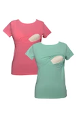 LuvmaBelly MYRA2506_2507 Emzirme tshirt seti - 1